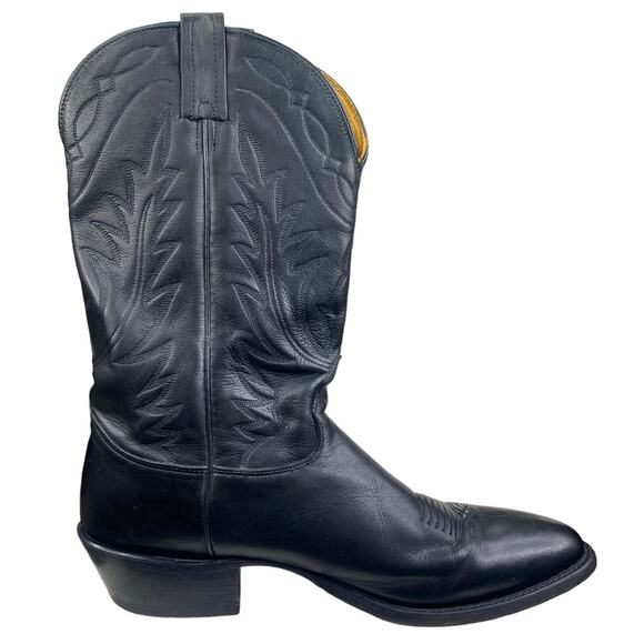 Nocona Mens Narrow Black Leather Western Cowboy Boot Size US 11 B main image 7